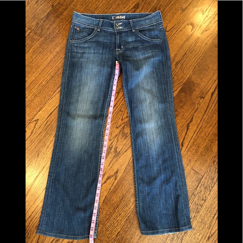 Hudson Bootcut Jeans.